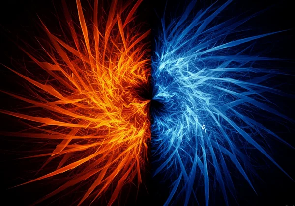 Abstract visual of musical tension and satisfying resolution